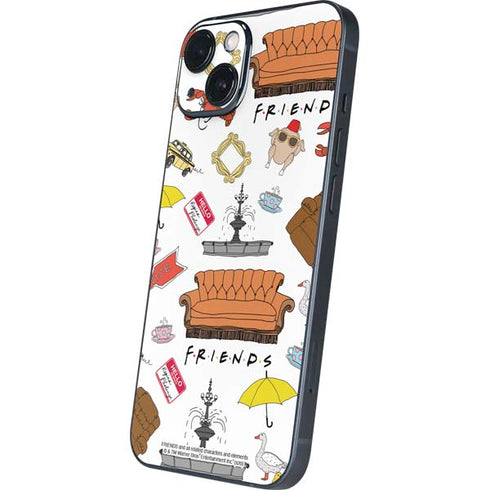 Warner Bros Classic FRIENDS Icons iPhone 14 Plus Skin